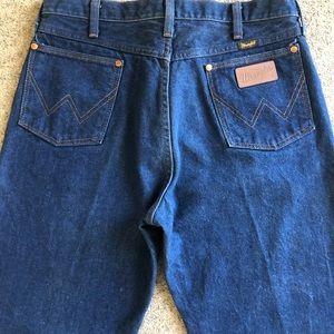 Wrangler blue denim jeans
